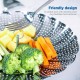 Ecooe Collapsible Stainless Steel Vegetable Steamer