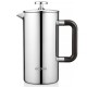Ecooe 34 oz 8 Cup Double Wall Stainless Steel French Press Coffee Maker