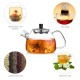 Ecooe 1500ml / 53oz Stovetop Glass Teapot