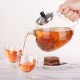 Ecooe 1500ml / 53oz Stovetop Glass Teapot