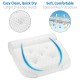 Ecooe Comfort Bath Pillow Bathtub Pillow Luxury Spa Pillow 