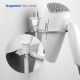 ecooe hairdryer holder without drilling stainless steel with 3M adhesive tape Self-adhesive hair dryer holder with practical cable holder