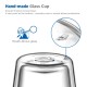 Ecooe 450 ml glass cup with handle