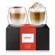 Glastal 2x250ml Double Wall Cappuccino Latte Macchiato Glasses Cups Coffee Tea Milk Juice Glass Cups