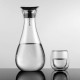 Glastal Glass Water Carafe 1.8 Litre Water Pitcher with Stainless Steel Lid Borosilicate Glass Iced Tea Pitcher