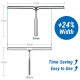 Ecooe Squeegee Stainless Steel Shower Wiper 31cm-