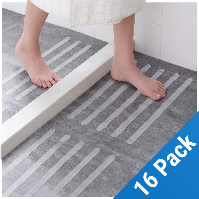 PEVA Anti-Slip Strips Shower Bath Safety Strips Non Slip Stickers Transparent 