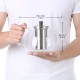 Ecooe 1.5L Teapot with Teapot Warmer, Glass Teapot with Stainless Steel Infuser, Stainless Steel Teapot Warmer