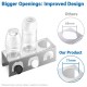 ECOOE Stainless Steel Dish Drainer for SodaStream and Emil Bottles