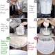 ecooe Neue Form 1 Stück Nussmilchbeutel für vegane Nussmilch Mandelmilch Haselnussmilch Feinmaschiges Passiertuch Filtertuch für Obstsaft & Kaffee 28 * 30CM