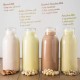 ecooe Neue Form 1 Stück Nussmilchbeutel für vegane Nussmilch Mandelmilch Haselnussmilch Feinmaschiges Passiertuch Filtertuch für Obstsaft & Kaffee 28 * 30CM