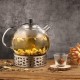 Ecooe 2000mL Teapot Glass Teapot with Stainless Steel Infuser