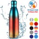 Ecooe Thermosflasche 500ml Doppelwandig Trinkflasche Edelstahl Wasserflasche Vakuum Isolierflasche Mehrfarbigl