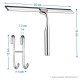 Ecooe Squeegee Stainless Steel Shower Wiper 31cm