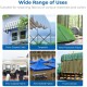 ecooe Zelt Klebeband 5M x 8CM Zelt Reparaturband Transparent wasserdichte Professionell geeignet für PVC-beschichtetes Zelt markisen Pavillon Flicken