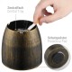 ecooe Wind Ashtray with Lid Stainless Steel XL Ashtray Wind and Rain Proof for Outdoor and Indoor  Table Ashtray with Non-Slip Base