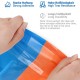 ecooe tent adhesive tape 5M x 8CM Tent Repair Tape Transparent Waterproof Professionally suitable for patching PVC-coated tent awnings pavilion