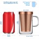 Ecooe 500 ml Borosilicate Glass Tea Infuser Cup Bronze