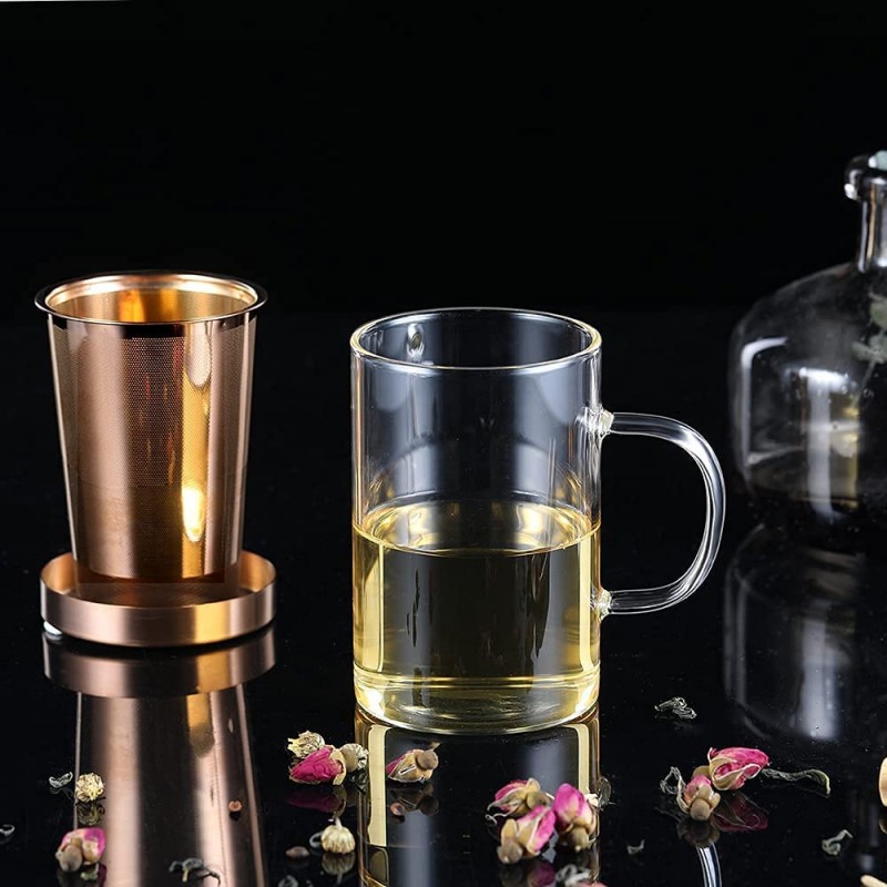 Glassware 300/500ml. Tea Infuser Cups