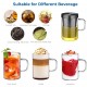 Ecooe 500 ml Borosilicate Glass Tea Infuser Cup black