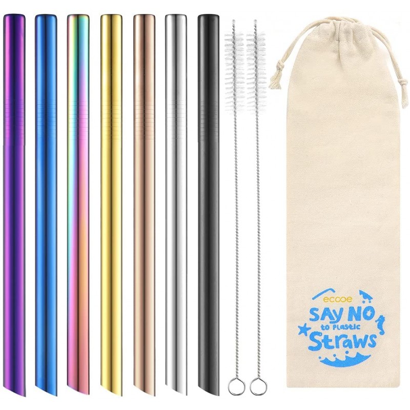https://www.ecooe.com/6299-thickbox_default/ecooe-stainless-steel-bubble-tea-straws-reusable-drinking-straws-bpa-free-7-drinking-tubes-colorful-12-215cm-2-cleaning-brushes-environmentally-friendly-dishwasher-safe-for-smoothie-milkshake-juice.jpg