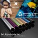 ecooe stainless steel bubble tea straws reusable drinking straws BPA-free 7 drinking tubes colorful 1.2 * 21.5cm 2 cleaning brushes environmentally friendly dishwasher safe for smoothie, milkshake, juice