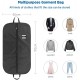 ecooe 2 x Schwarz Kleidersack Polyester Kleiderhülle Kleiderschutz Aufbewahrung 110 × 60 cm