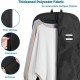 ecooe 2x 420D Black Polyester Garment Covers Clothes Garment Cover 110 x 60 cm