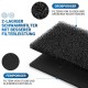 cooe set of 2 dryer filters for Bauknecht, Privileg, Whirlpool HX 481010716911/tumble dryer accessories, heat pump dryer and condenser dryer filter/sponge filter, foam filter 230x115x14mm