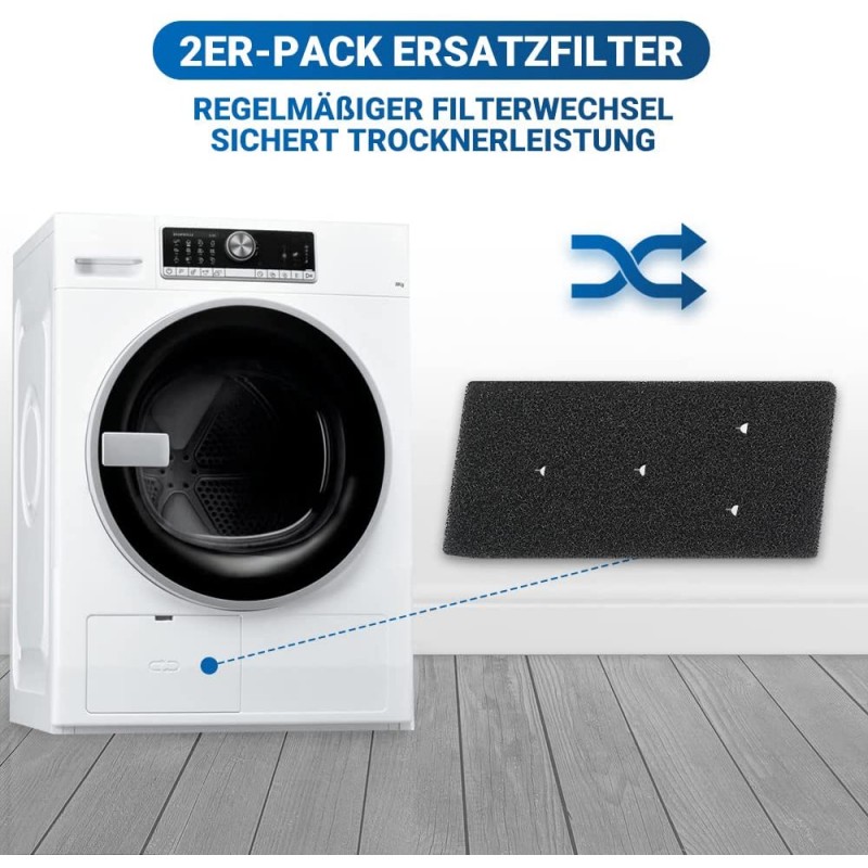 Lot de 4 filtres pour sèche-Linge Bauknecht Privileg Whirlpool HX