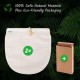 ecooe Pack of 2 Nut Milk Bags Made of Natural Material for Vegan Nut Milk 30 x 30 cm Nut Bag for Almond Milk Hazelnut Milk Fine Mesh Washable Strain Cloth Filter Cloth for Fruit Juice and Coffee