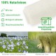 ecooe 1 x food cloth, 100% linen, 50 x 50 cm, tear-resistant filter cloth for nut milk, cheese making, juice and soup