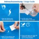 ecooe Tent Tape 10M x 5CM Tent Repair Tape Transparent Waterproof Professionally Suitable for PVC Coated Tent Awning Gazebo Patches