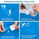 ecooe Tent Tape 3M x 8CM Tent Repair Tape Transparent Waterproof Professionally Suitable for PVC Coated Tent Awning Gazebo Patches