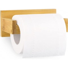 ecooe toilet paper holder wood, bamboo toilet paper holder, toilet roll holder for toilet kitchen and bathroom