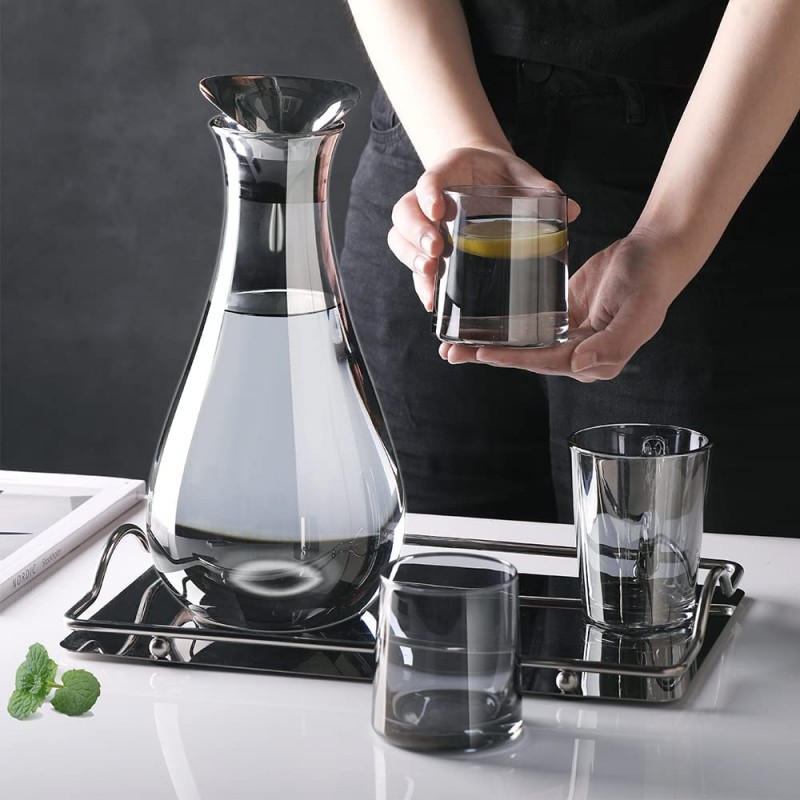 Carafe Water Glass, Glass Water Carafe Lid