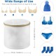 ecooe bra laundry bag set for washing machine, laundry net bras with zipper, laundry bag for underwear, small clothes, socks etc. (set of 3)