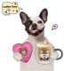 ecooe Cute Dog Mug Double Walled Glass Mug 280ml Coffee Cup Cappuccino Latte Glass Milk Tea Cup