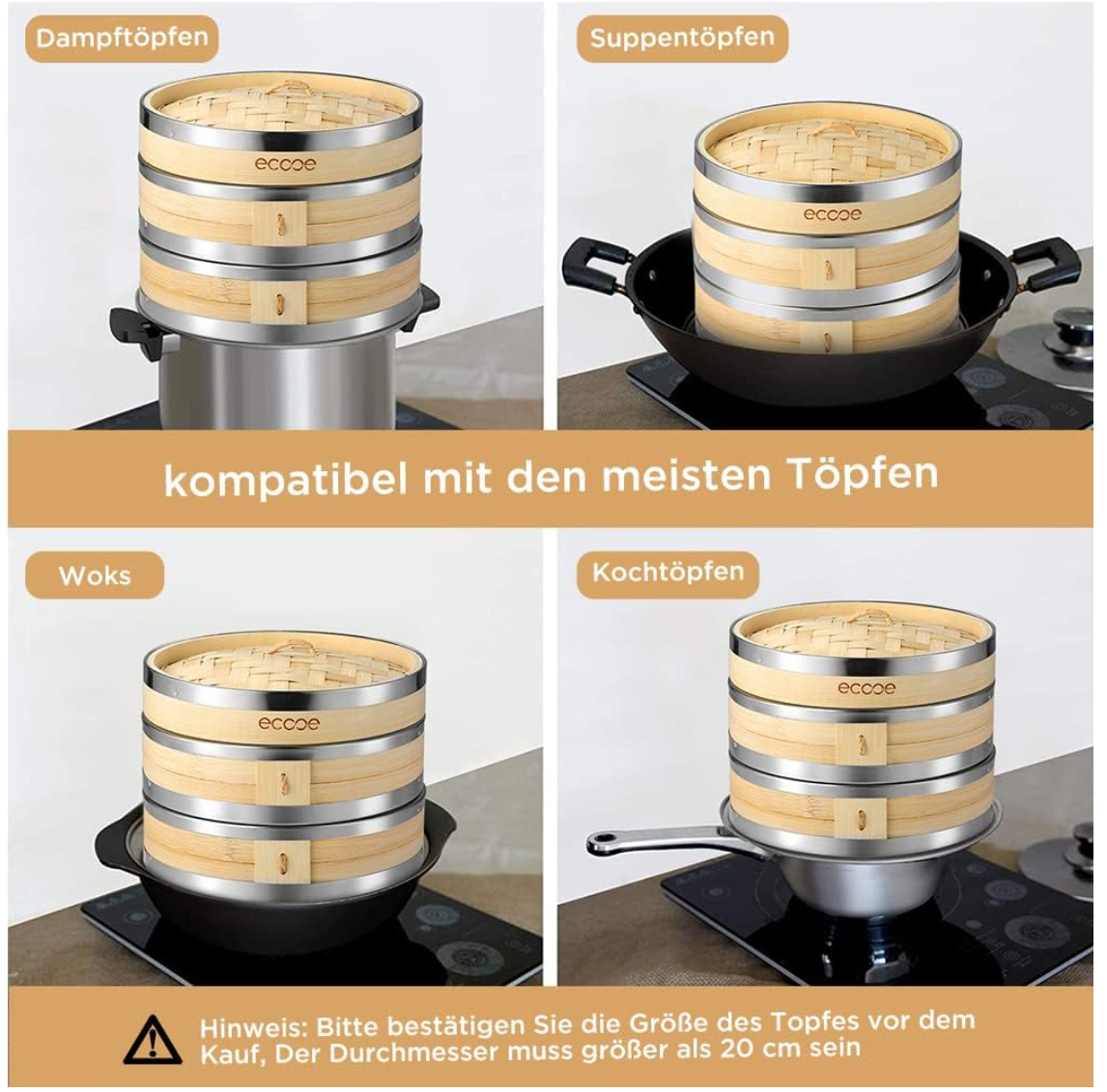 ecooe Bambusdämpfer