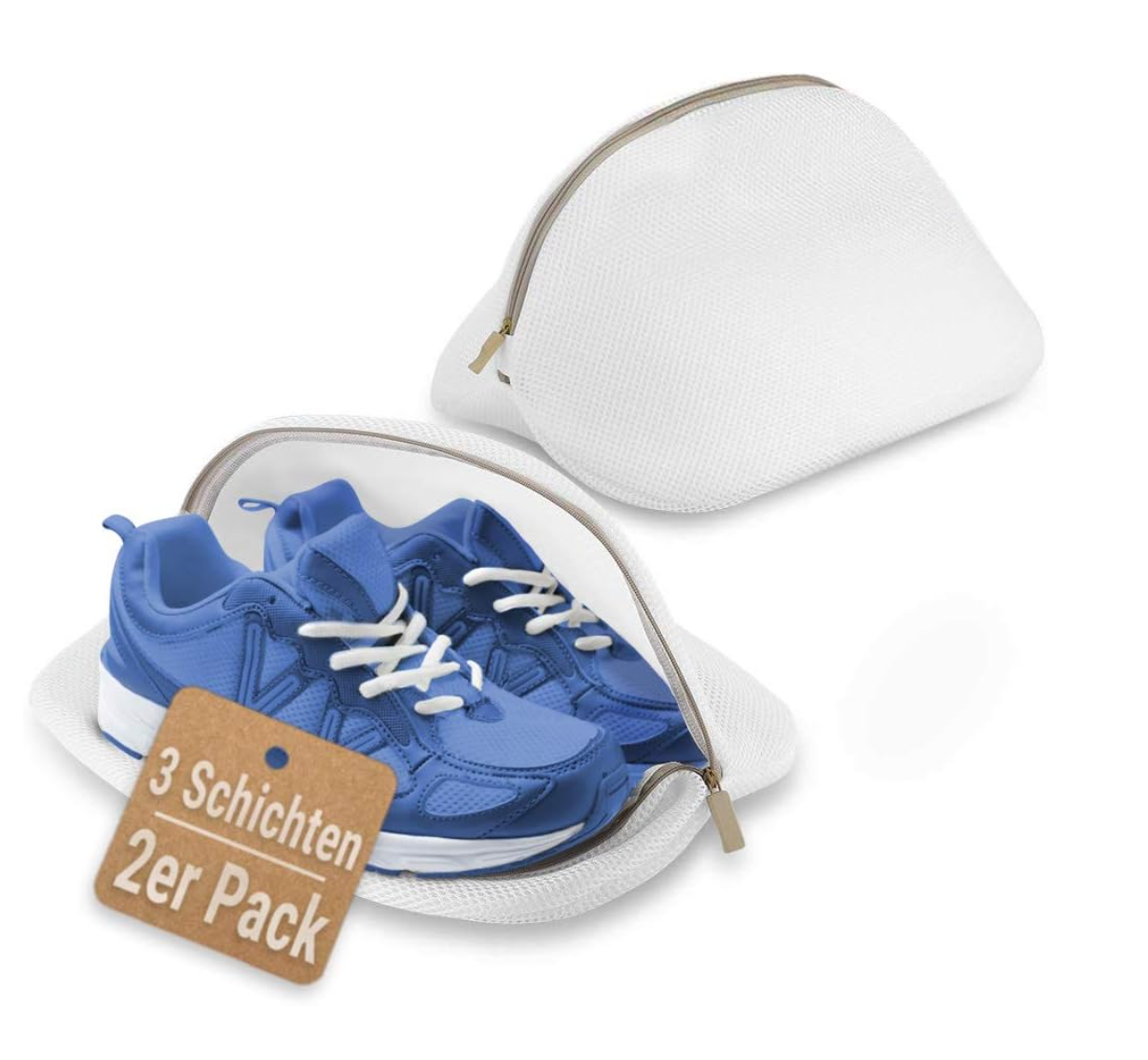 ecooe 2 Stück Wäschenetz Wäschesack für Schuhe Sneaker
