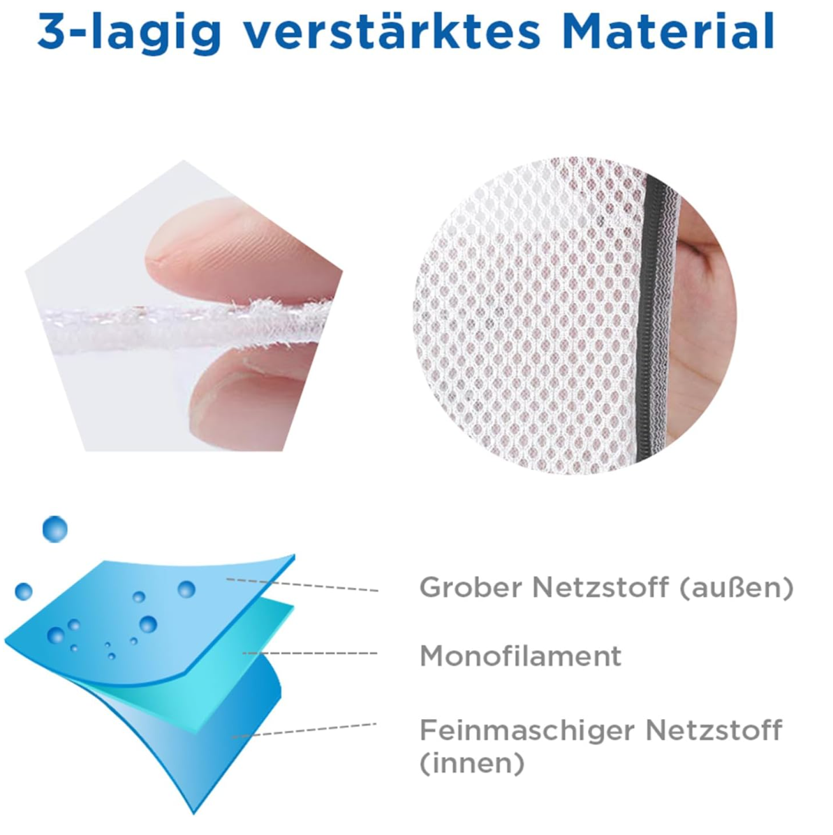 ecooe 2 Stück Wäschenetz Wäschesack für Schuhe Sneaker