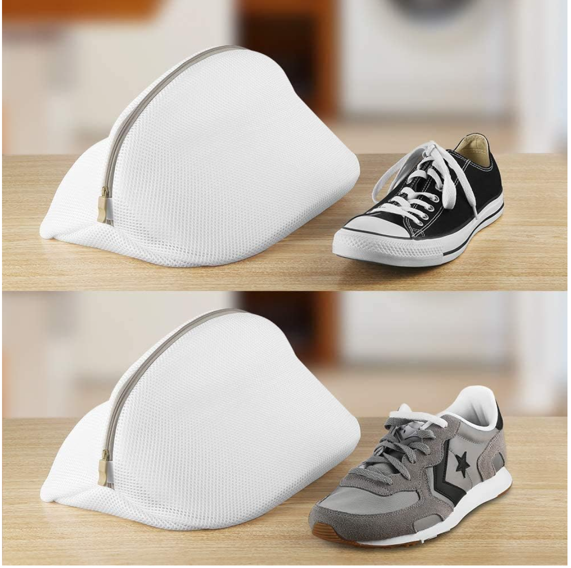ecooe 2 Stück Wäschenetz Wäschesack für Schuhe Sneaker