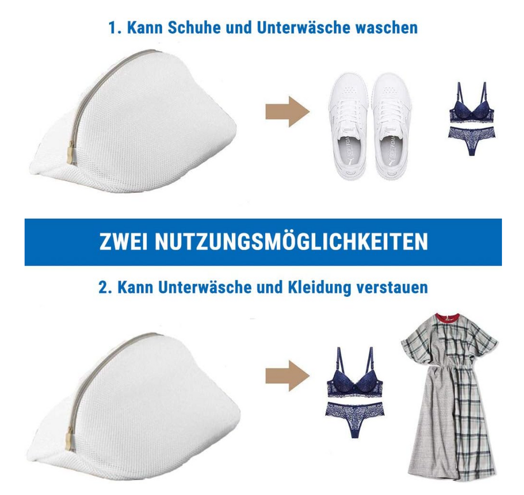 ecooe 2 Stück Wäschenetz Wäschesack für Schuhe Sneaker