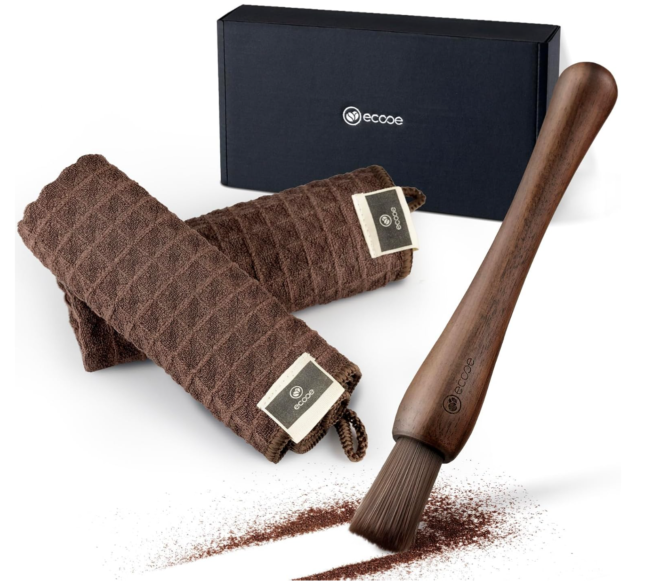 ecooe Barista Tuch + Barista Pinsel Set