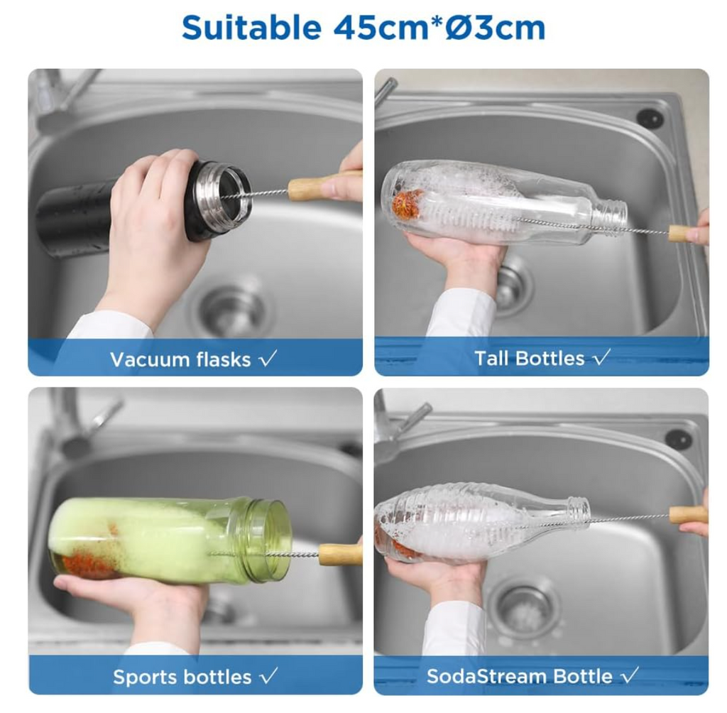 ecooe Flaschenbürste Lang 45cm