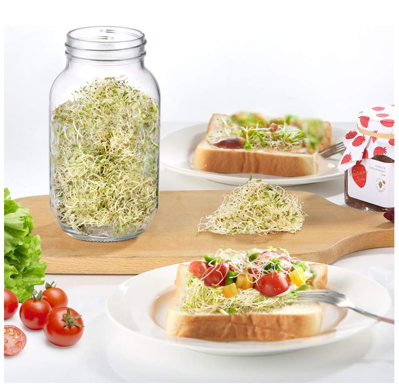 ecooe Sprossen Keimglas 2er Set