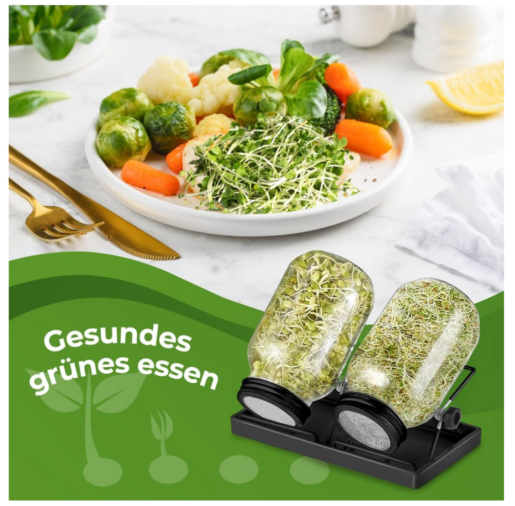 ecooe Sprossen Keimglas 2er Set