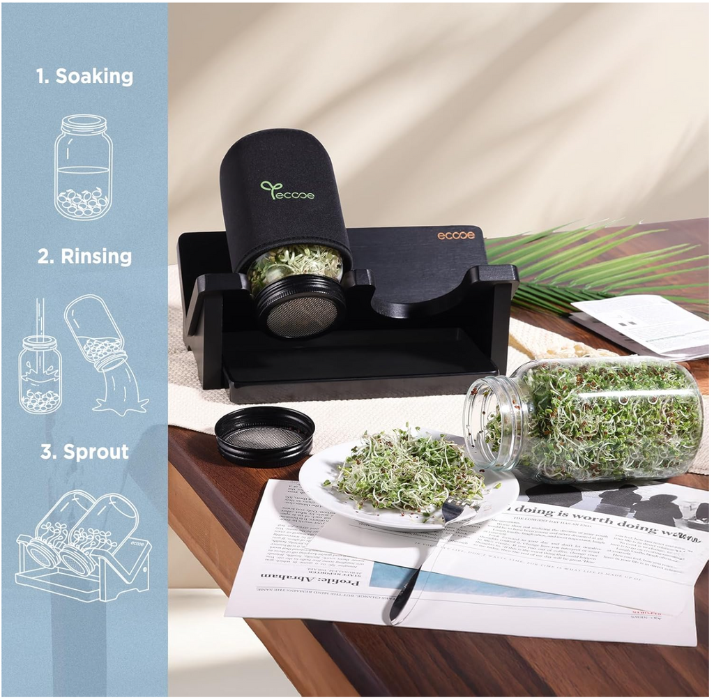 ecooe Sprossen Keimglas 2er Set