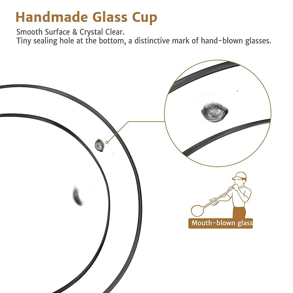 glastal 350 ml Double-Walled Latte Macchiato Glasses, Set of 2, Borosilicate Glass, Coffee Cups, Glasses for Coffee, Cappuccino, Latte, Tea, Ice Cream, Iced Tea, Iced Americano, Milk, Juice, Beer