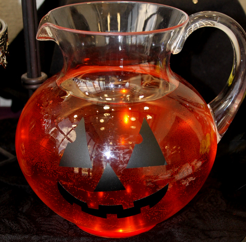 Halloween pitcher